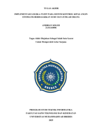 IMPLEMENTASI LOGIKA FUZZY PADA SISTEM KONTROL KIPAS ANGIN OTOMATIS BERDASARKAN SUHU DAN JUMLAH ORANG