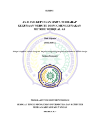 ANALISIS KEPUASAN SISWA TERHADAP KEGUNAAN WEBSITE DI SMK MENGGUNAKAN METODE WEBQUAL 4.0