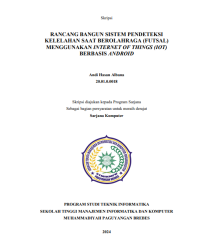 Image of RANCANG BANGUN SISTEM PENDETEKSI KELELAHAN SAAT BEROLAHRAGA (FUTSAL) MENGGUNAKAN INTERNET OF THINGS (IOT) BERBASIS ANDROID