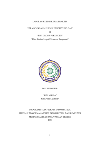 Image of Perancangan Aplikasi Penghitung Gaji di Rini Grosir Pekuncen