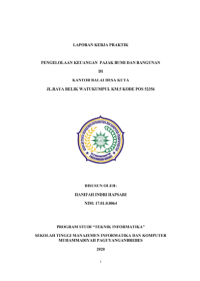 Image of Pengelolaan Keuangan Pajak Bumi dan Bangunan di Kantor Balai Desa Kuta