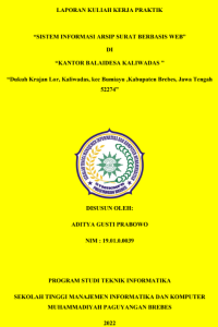 Sistem Informasi Arsip Surat Berbasis Website