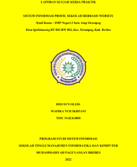 Sistem Informasi Profil Sekolah Berbasis Website