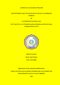 Sistem pembayaran pajak bumi dan bangunan di desa Bangbayang