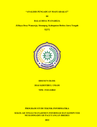 Analisis Sistem Informasi Desa Paguyangan Berbasis Web