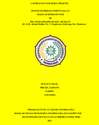 Sistem Informasi Perpustakaan Sekolah Berbasis Web