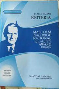 Image of BUNGA RAMPAI : MALCOLM BALDRIGE NATIONAL QUALITY AWARD (MBNQA) 2009-2010