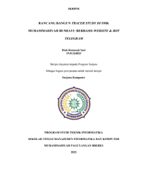 RANCANG BANGUN TRACER STUDY DI SMK MUHAMMADIYAH BUMIAYU BERBASIS WEBSITE & BOT TELEGRAM