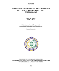Image of Perbandingan Algoritma Naive Bayes dan C4.5 pada Klasifikasi Penyakit Tuberculosis