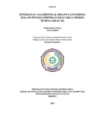 Image of PENERAPAN ALGORITMA K-MEANS CLUSTERING DALAM PENGELOMPOKAN KELUARGA MISKIN DI DESA KRACAK